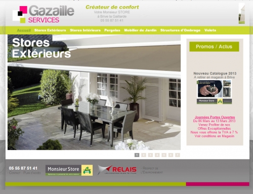 Site internet Catalogue Monsieur Store